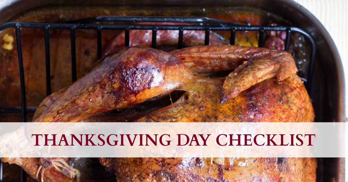 Checklist for Hosting a Stress-Free Thanksgiving Dinner