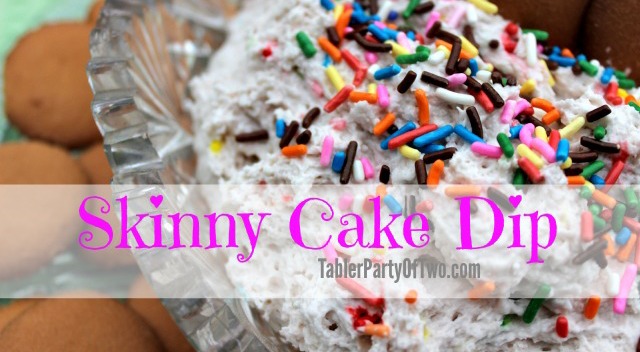 skinny cake dip