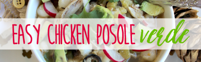 Easy Chicken Posole Verde
