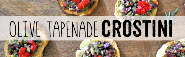 Olive Tapenade Crostini