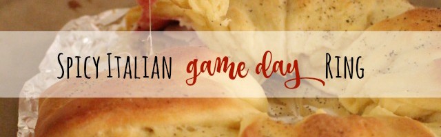 Spicy Italian Game Day Crescent Ring
