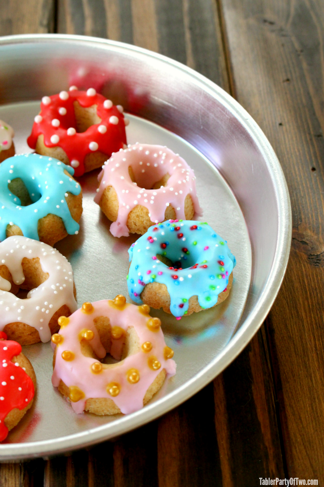 Donut Sugar Cookies are easy to make and so dang darling! -TablerPartyOfTwo.com