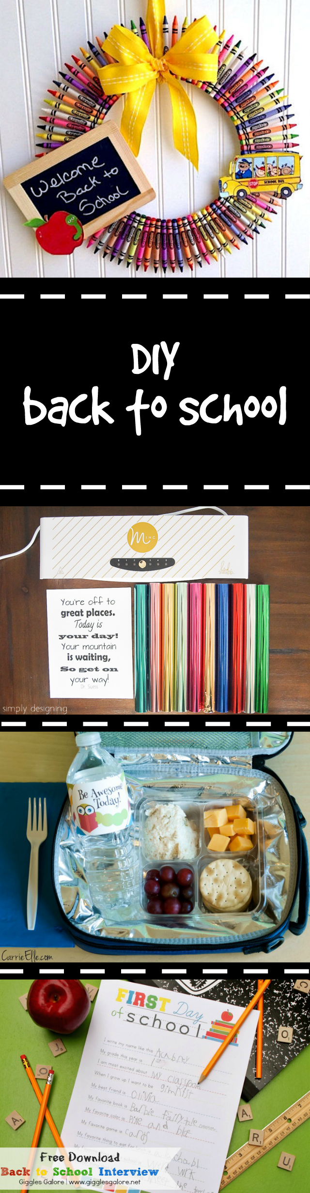 DIY Back to School Ideas! It's that time of year... click on this to get some BTS inspiration!