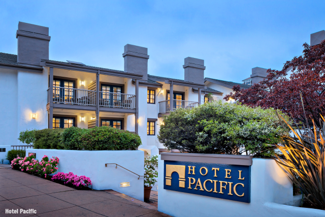 Hotel Pacific in Monterey... beautiful, charming and dog friendly! TablerPartyofTwo.com
