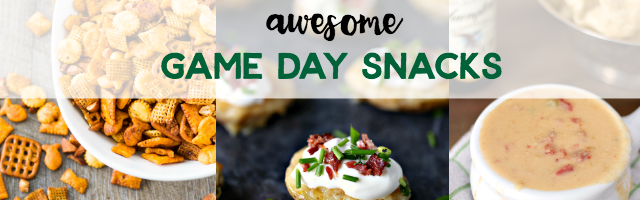 Game Day Snacks and Sunday Features {111}