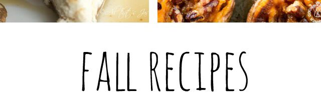 Fall Recipes at Sunday Features {151}