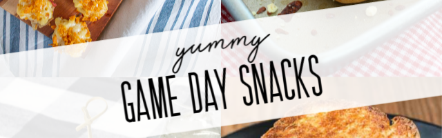 Game Day Snacks and Sunday Features {213}
